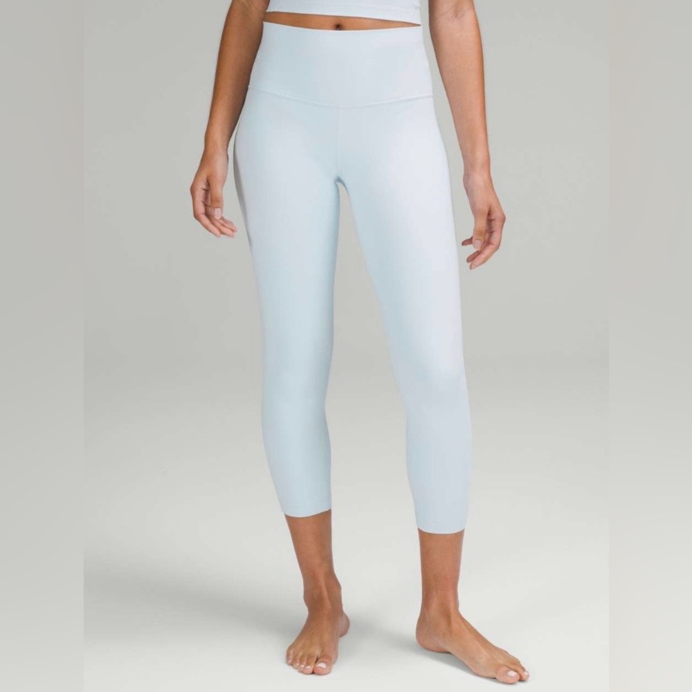 Lululemon Align High-Rise Crop 23" Powder Blue Size 14